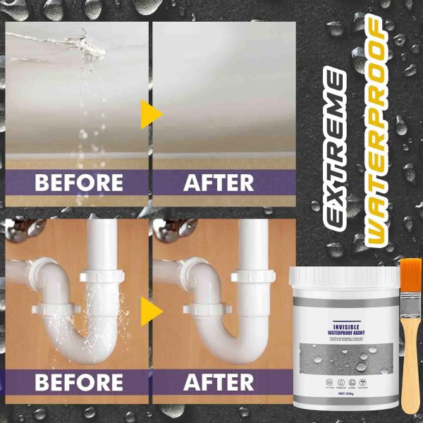 Super Strong Invisible Waterproof Anti-leakage Agent | Instant Repair Waterproof Anti-leakage Agent With Brush
