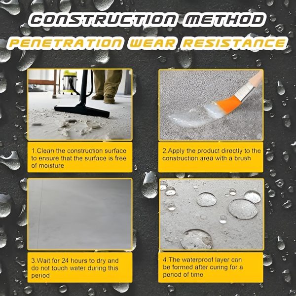 Super Strong Invisible Waterproof Anti-leakage Agent | Instant Repair Waterproof Anti-leakage Agent With Brush